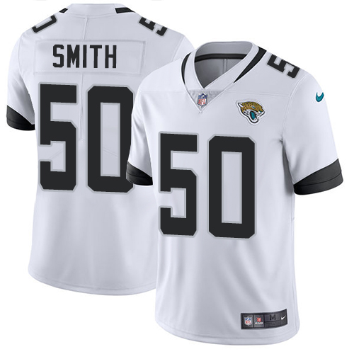 Nike Jacksonville Jaguars #50 Telvin Smith White Men Stitched NFL Vapor Untouchable Limited Jersey